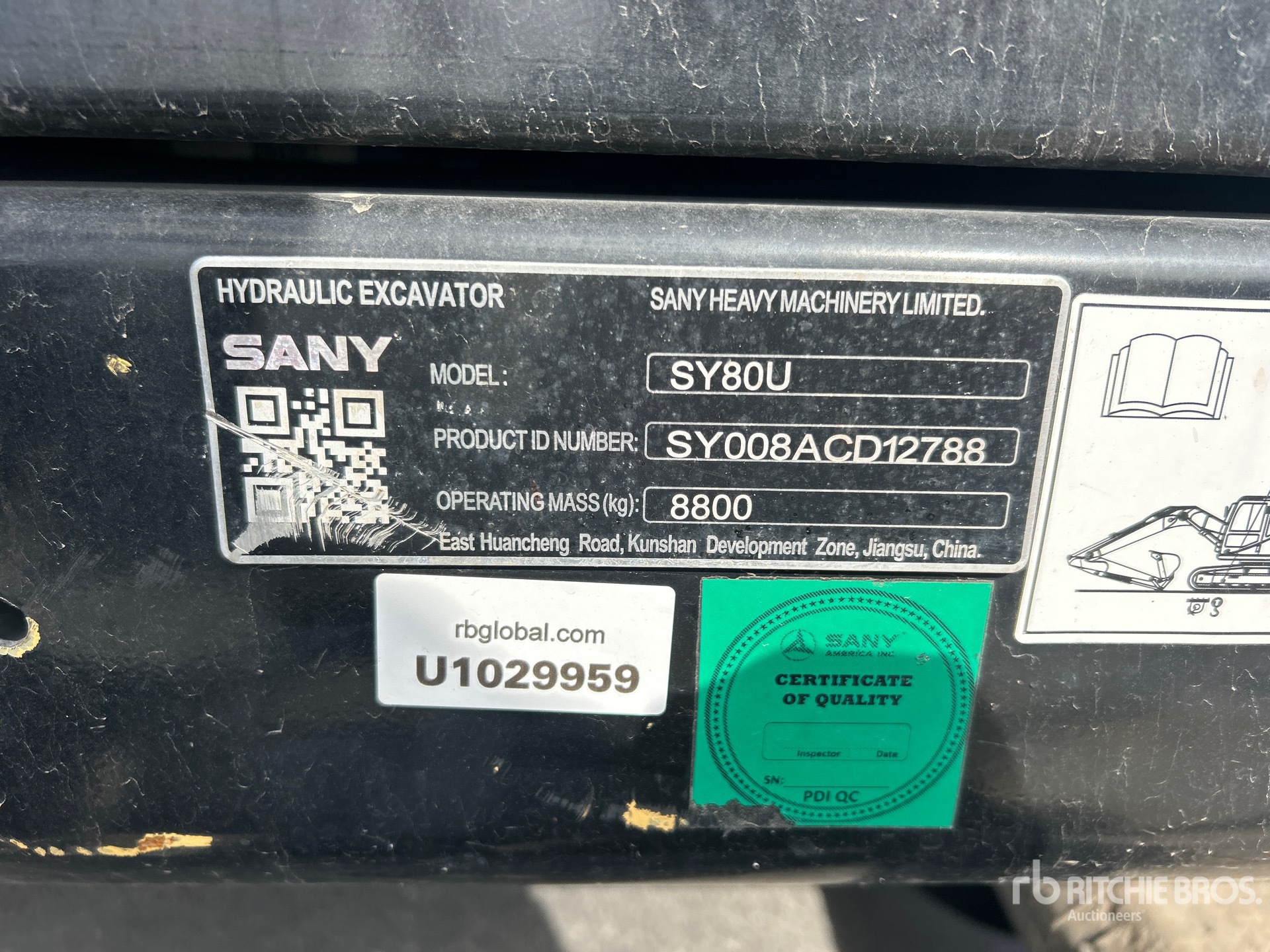 2024 Sany SY80U