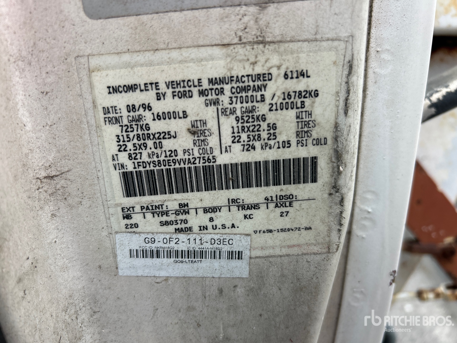 Photo of a 1997 Ford LOUISVILLE L851