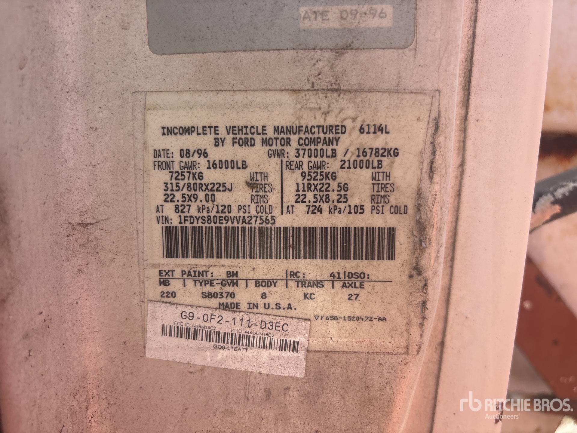 1997 Ford LOUISVILLE L851