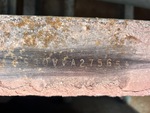 General Appearance with Frame Stamp Serial Number/VIN Photo