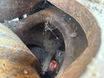 Undercarriage with Left Track Tensioner