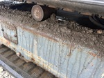 Undercarriage with Left Carrier Rollers