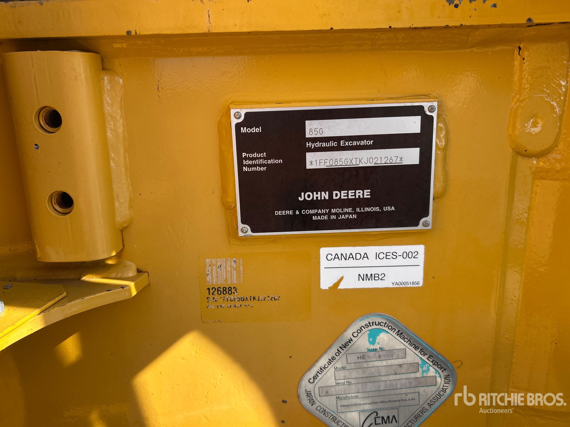 2020 John Deere 85G