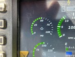 Control Station with Engine Oil Pressure