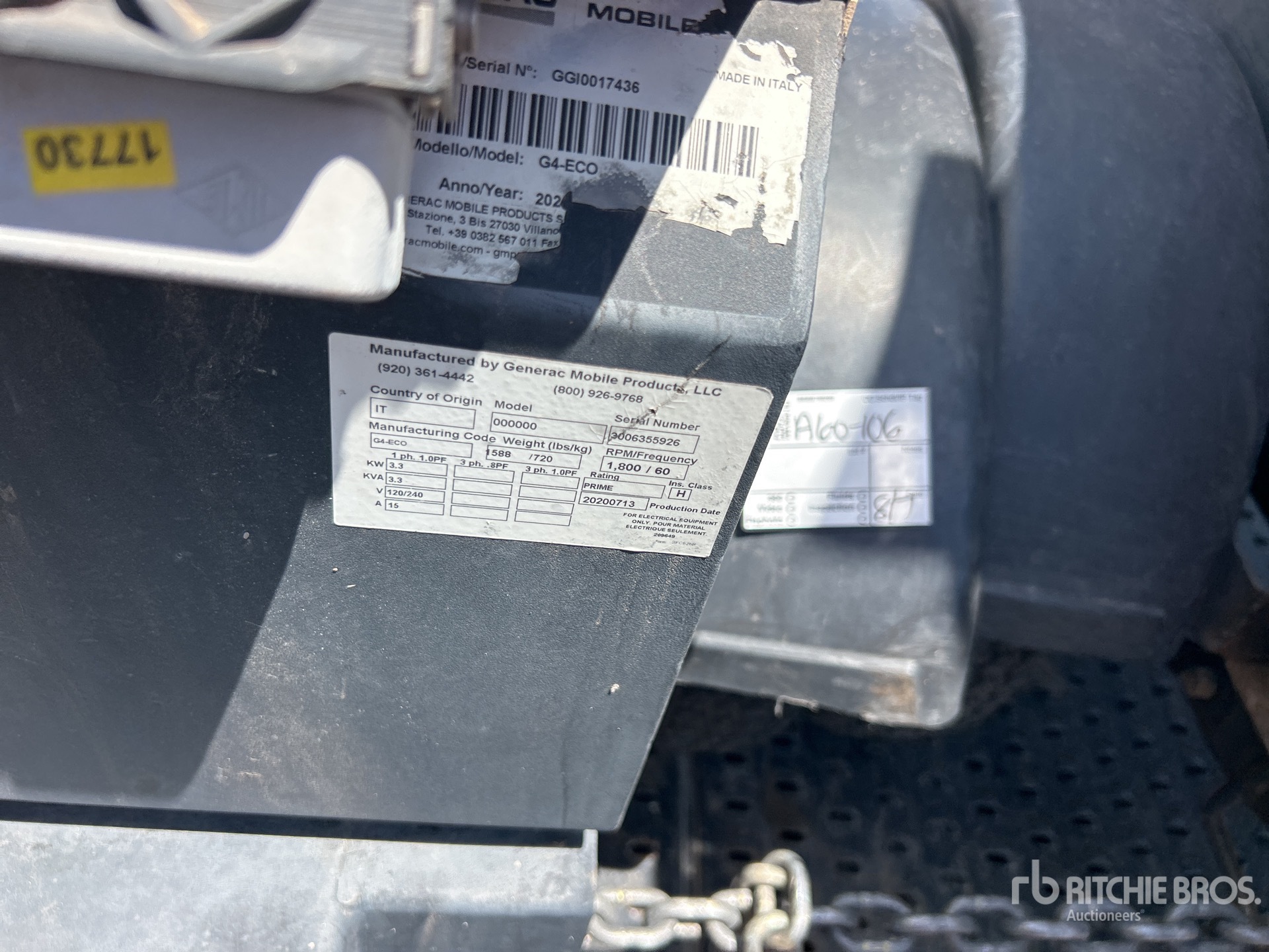 2020 Generac G4-ECO