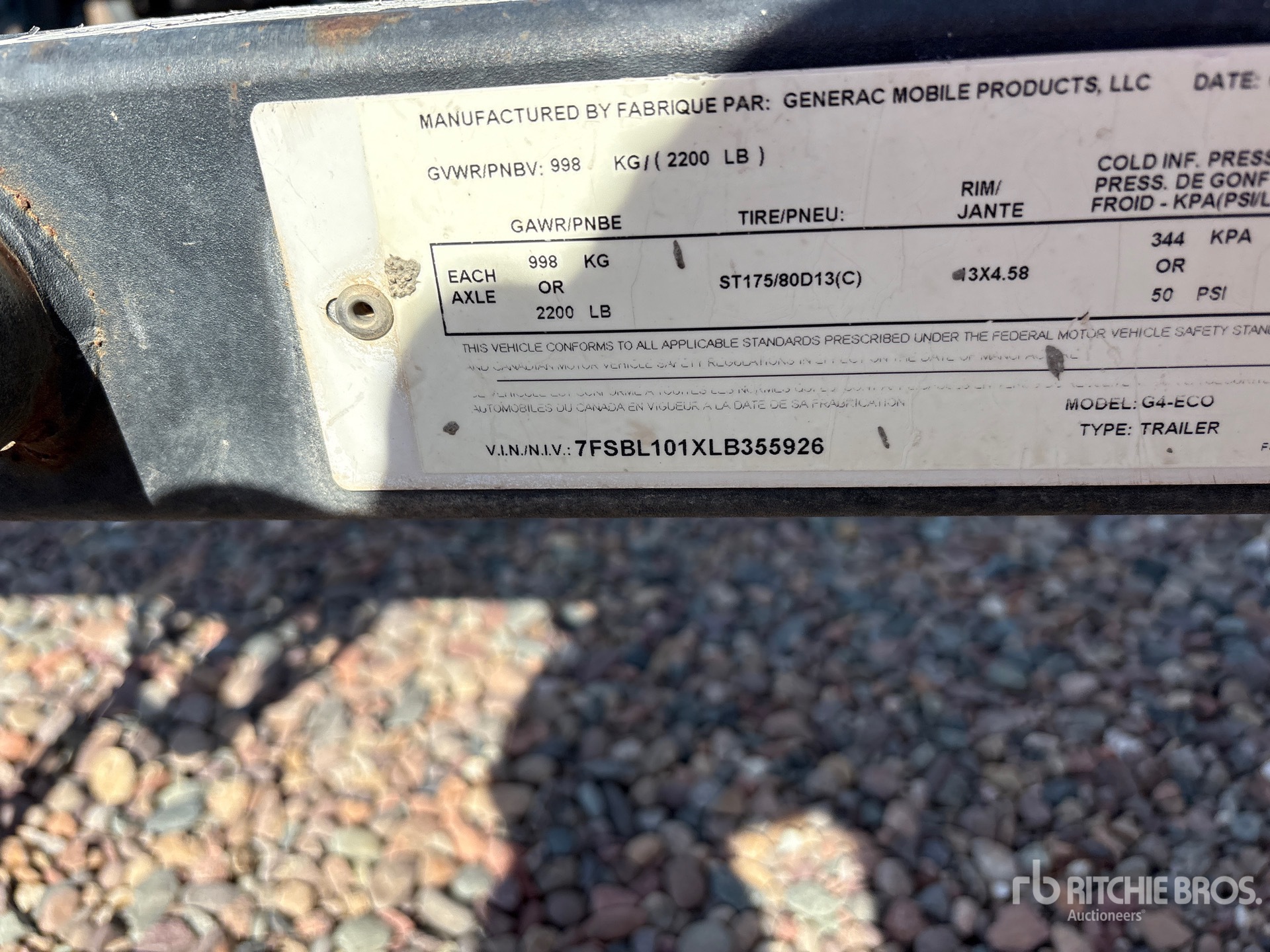 2020 Generac G4-ECO