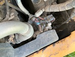 Engine with A/C Compressor