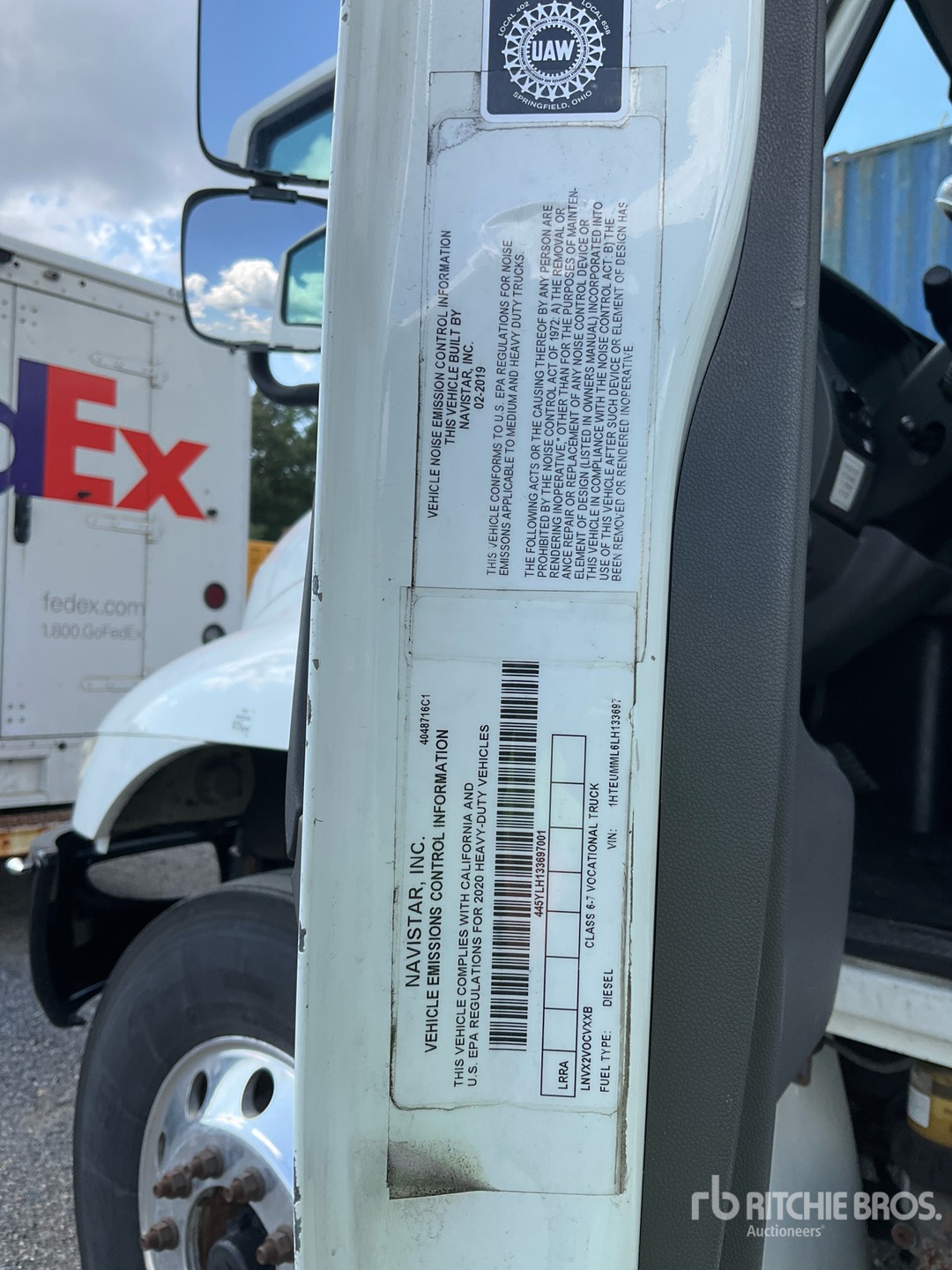 2019 International MV607