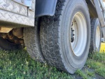 Underbody with Left Front Drive Tires