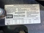 Engine with Emission Label