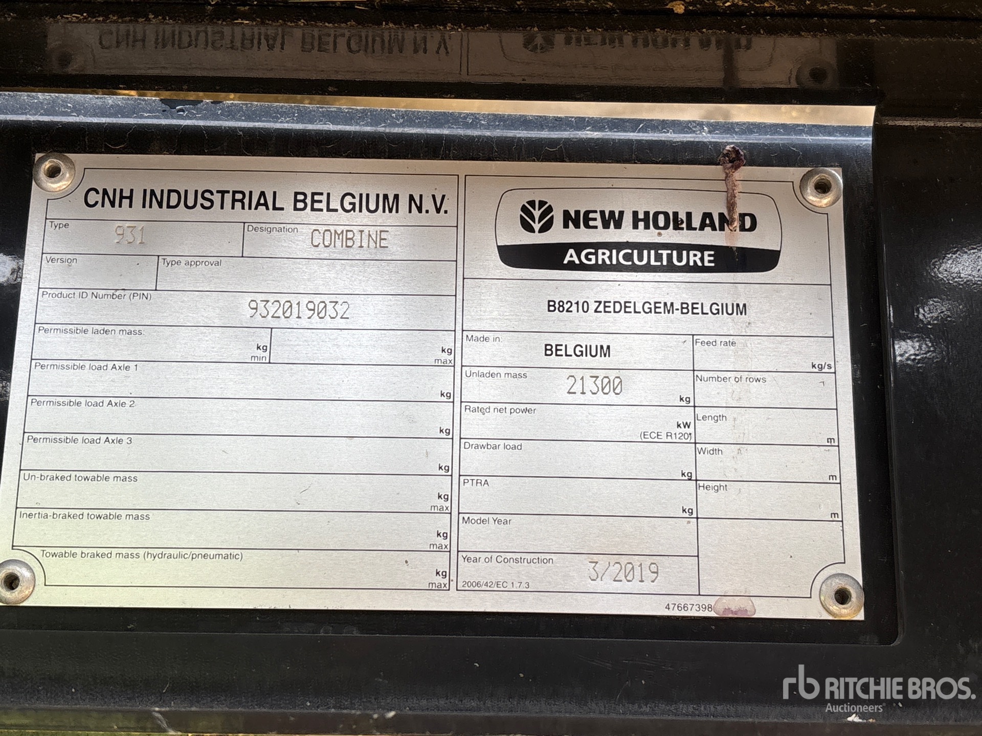 2019 New Holland CR9.90
