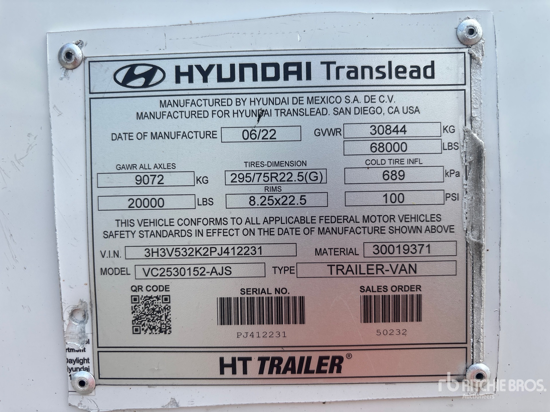 2023 Hyundai VC2530152-AJS