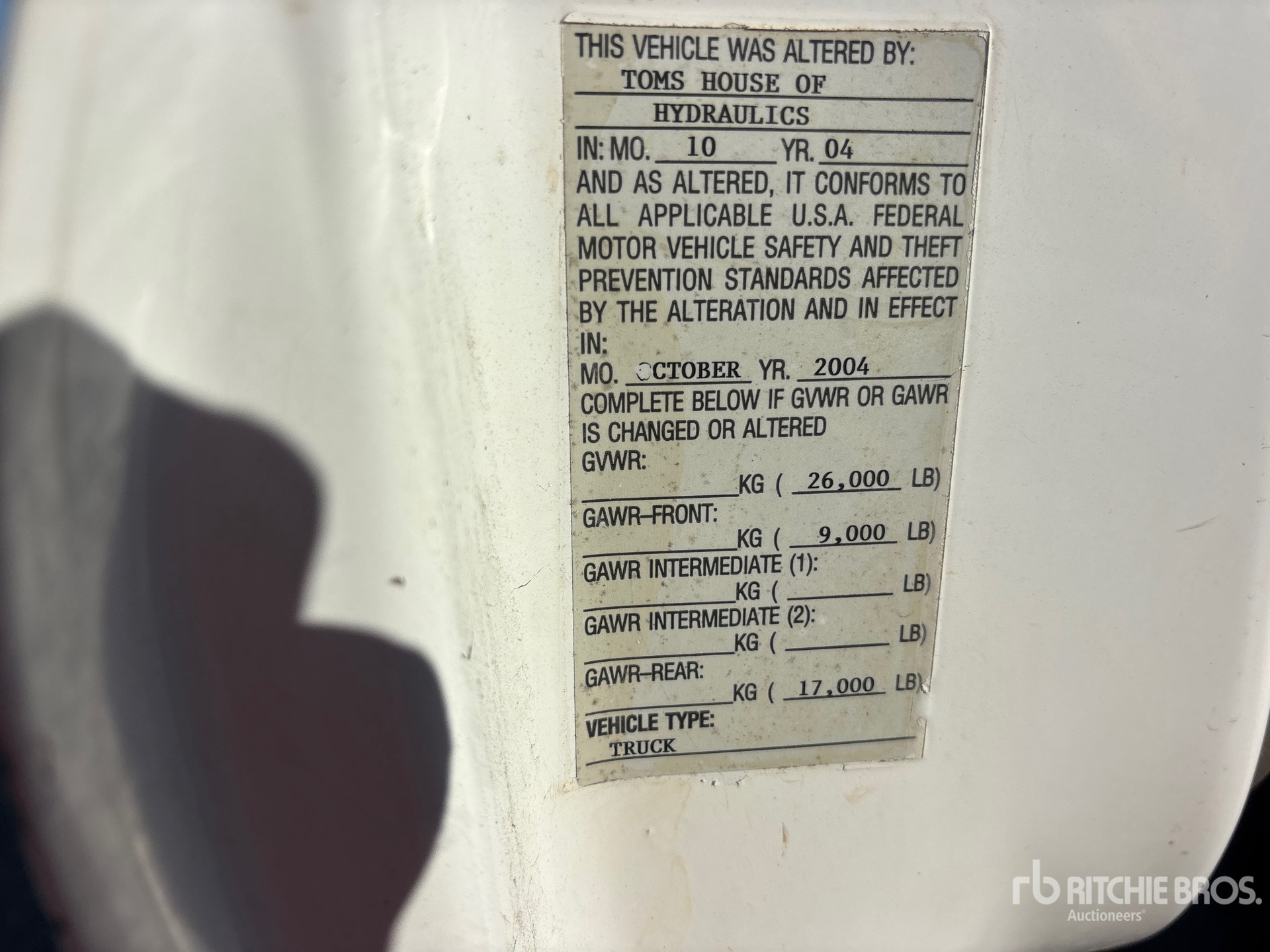 2000 Ford F-750