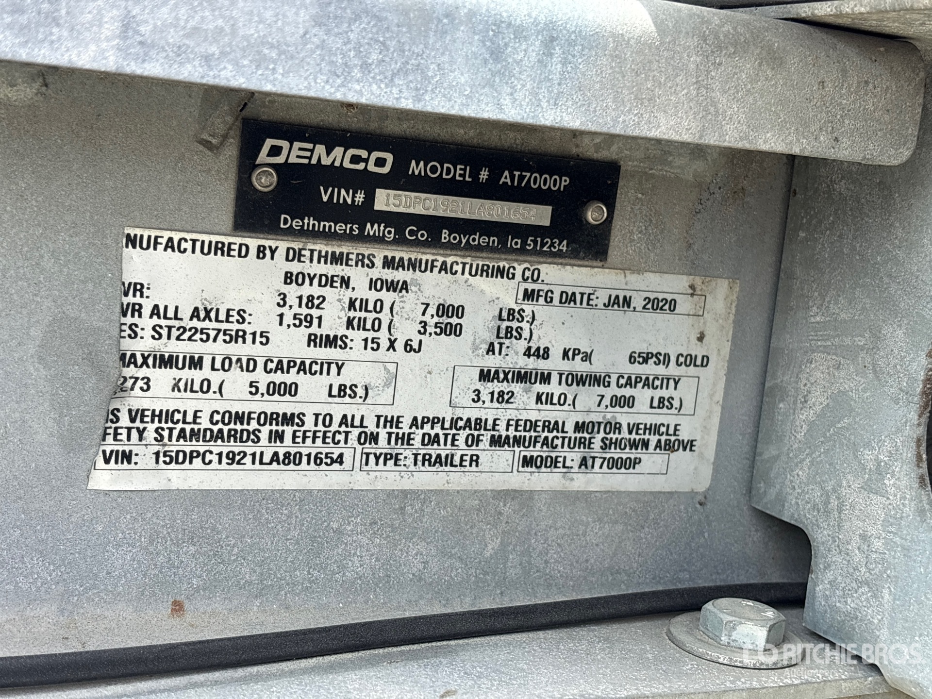 2020 Demco AT7000P