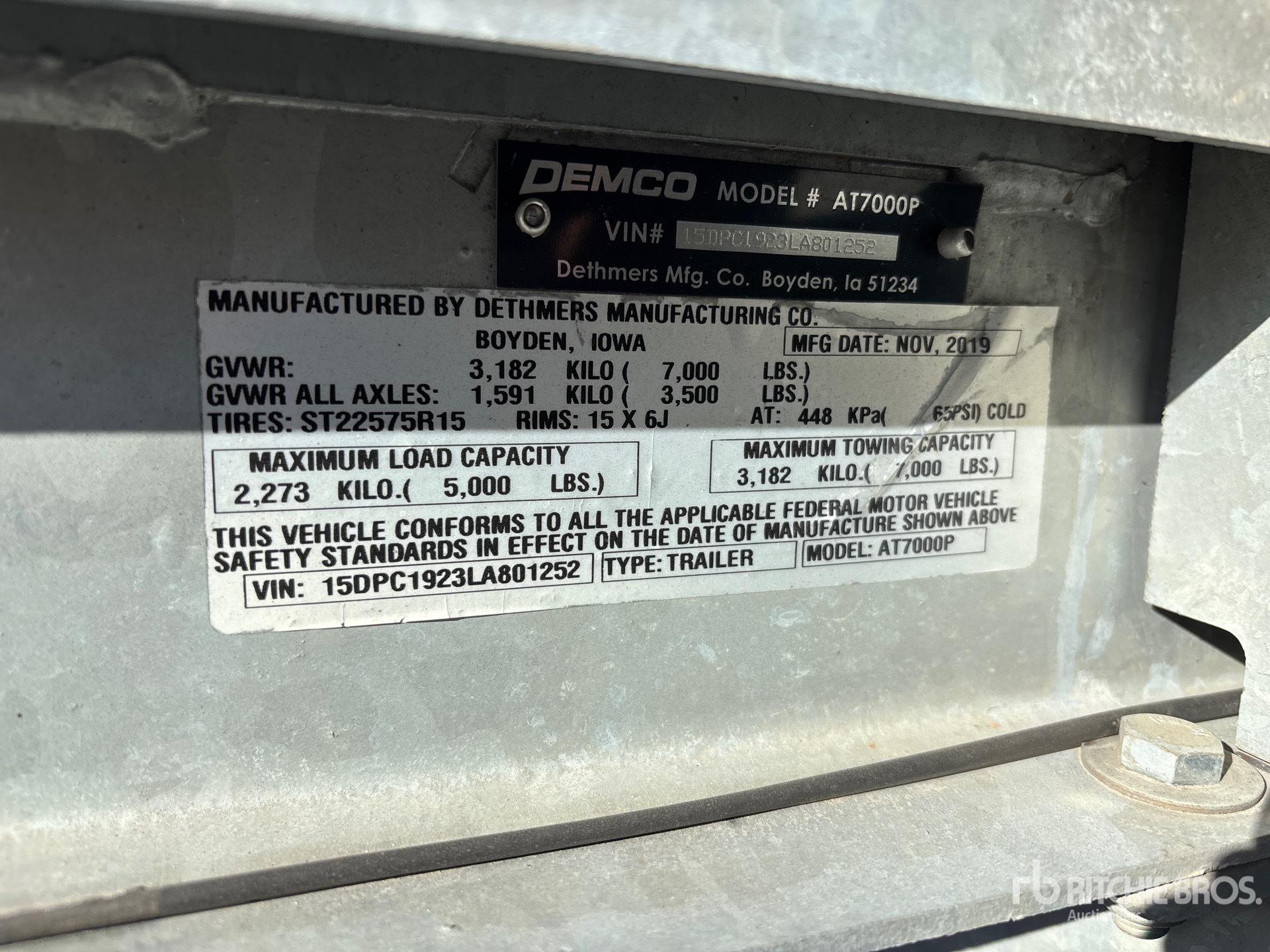 2020 Demco AT7000P