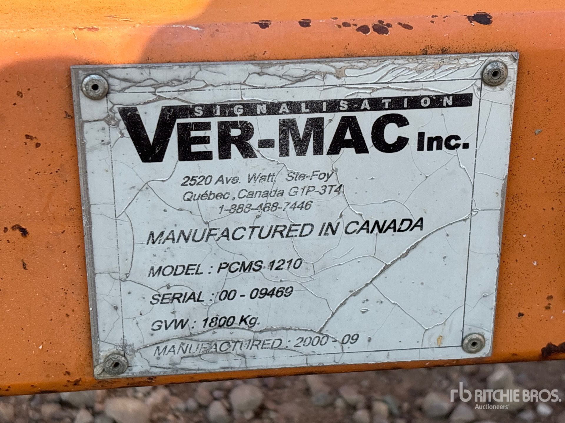 2000 Vermac PCMS 1210