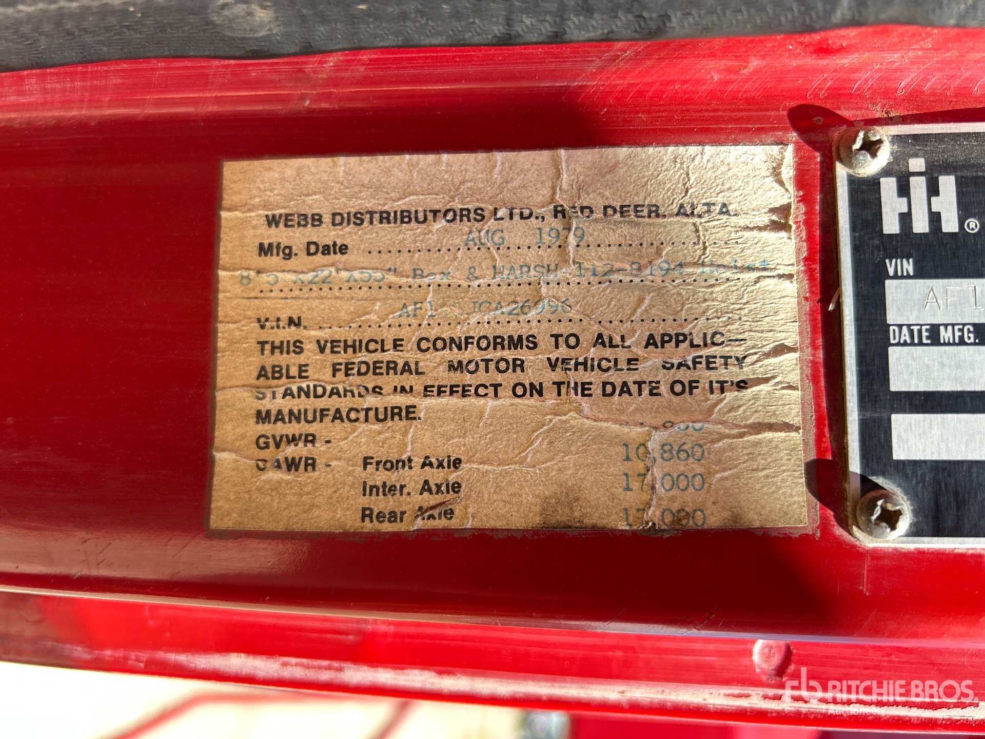 1979 International Harvester F1954