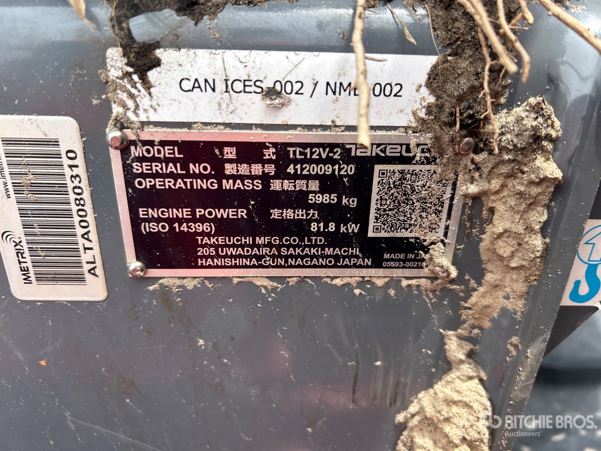 Photo of a 2025 Takeuchi TL12V2