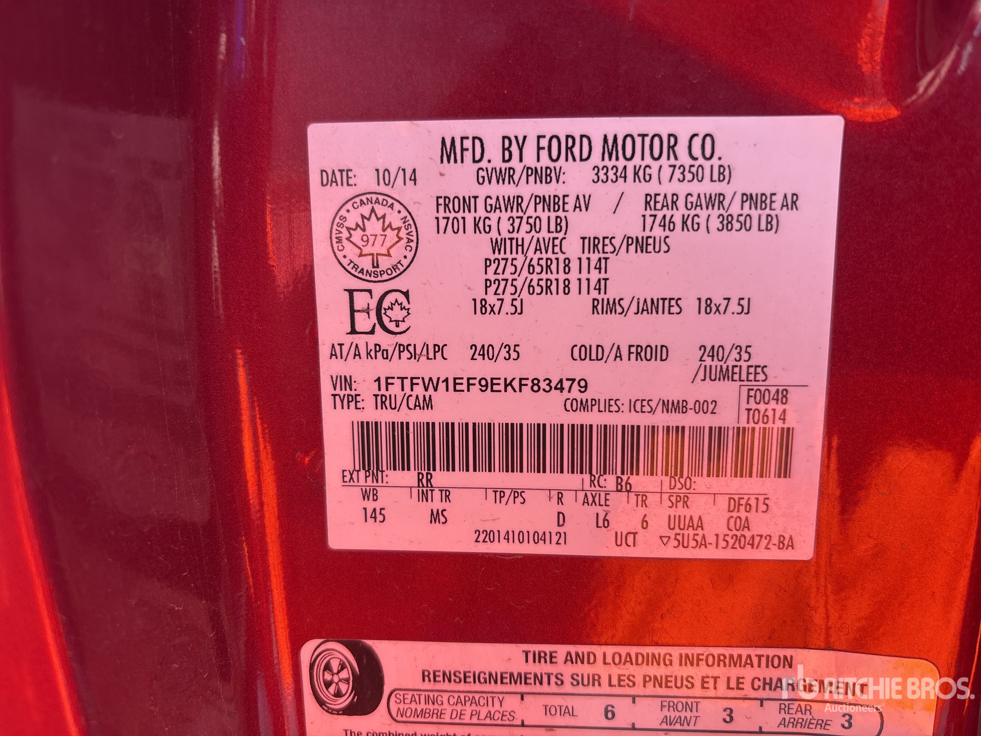 Photo of a 2014 Ford F-150