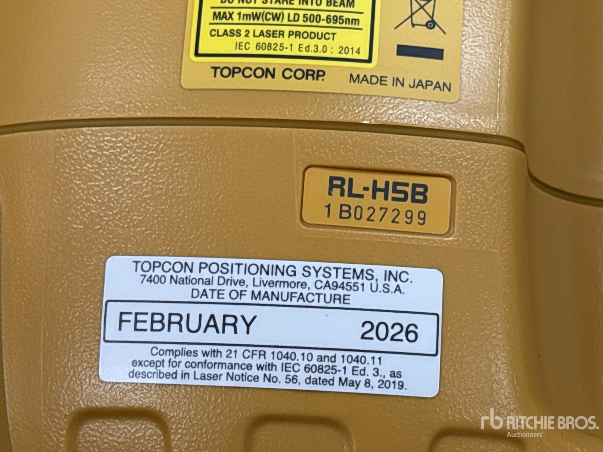 2026 Topcon RLH5B