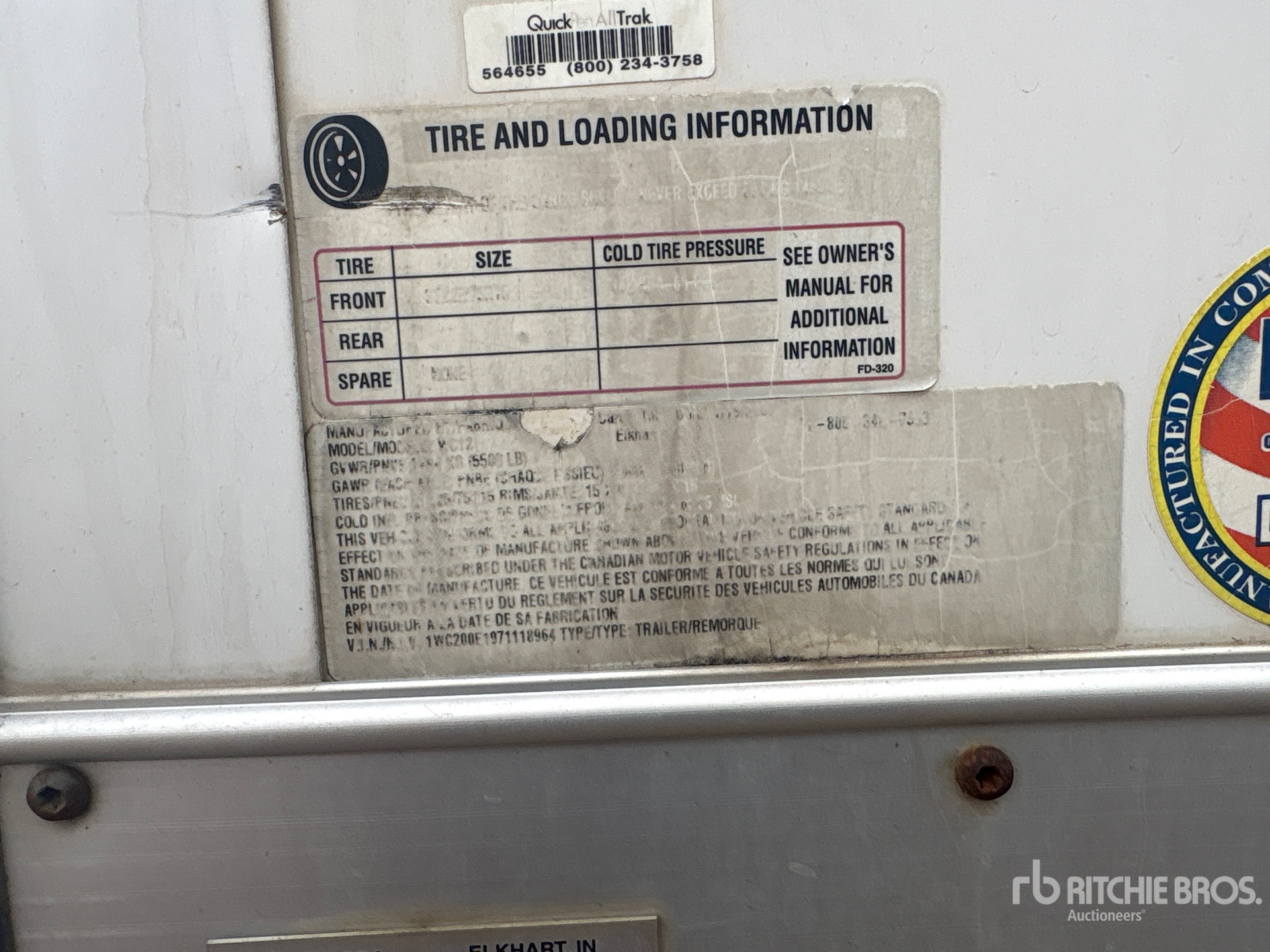 2007 Wells Cargo S/A Restroom Trailer