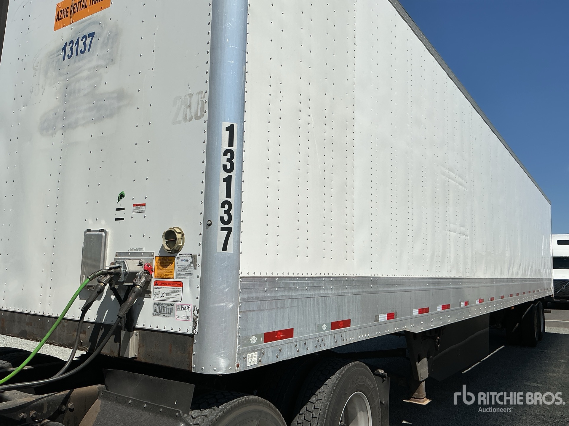 2018 Utility 53 ft x 102 in T/A