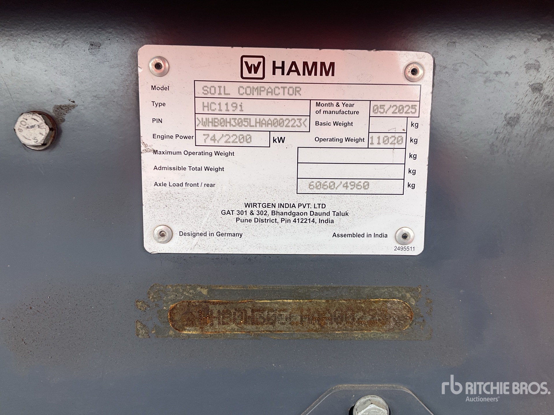 2025 Hamm HC119I