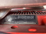 Engine with Emission Label