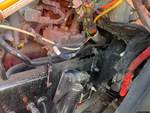 Engine with Air Compressor