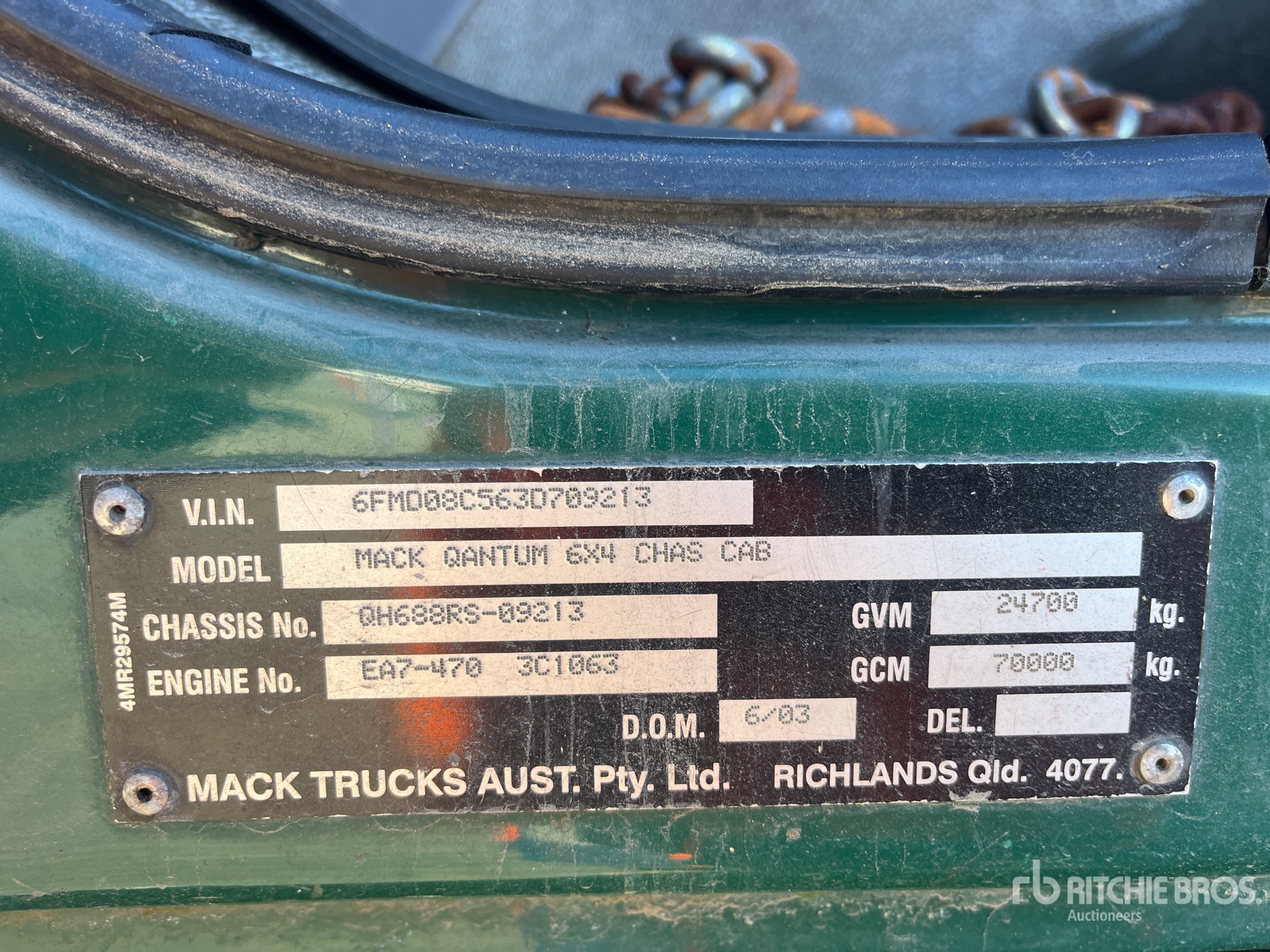 2003 Mack QH688RS QANTUM