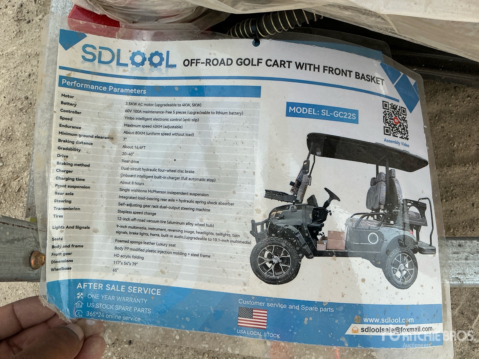 General Appearance with Picture, Left Front Corner