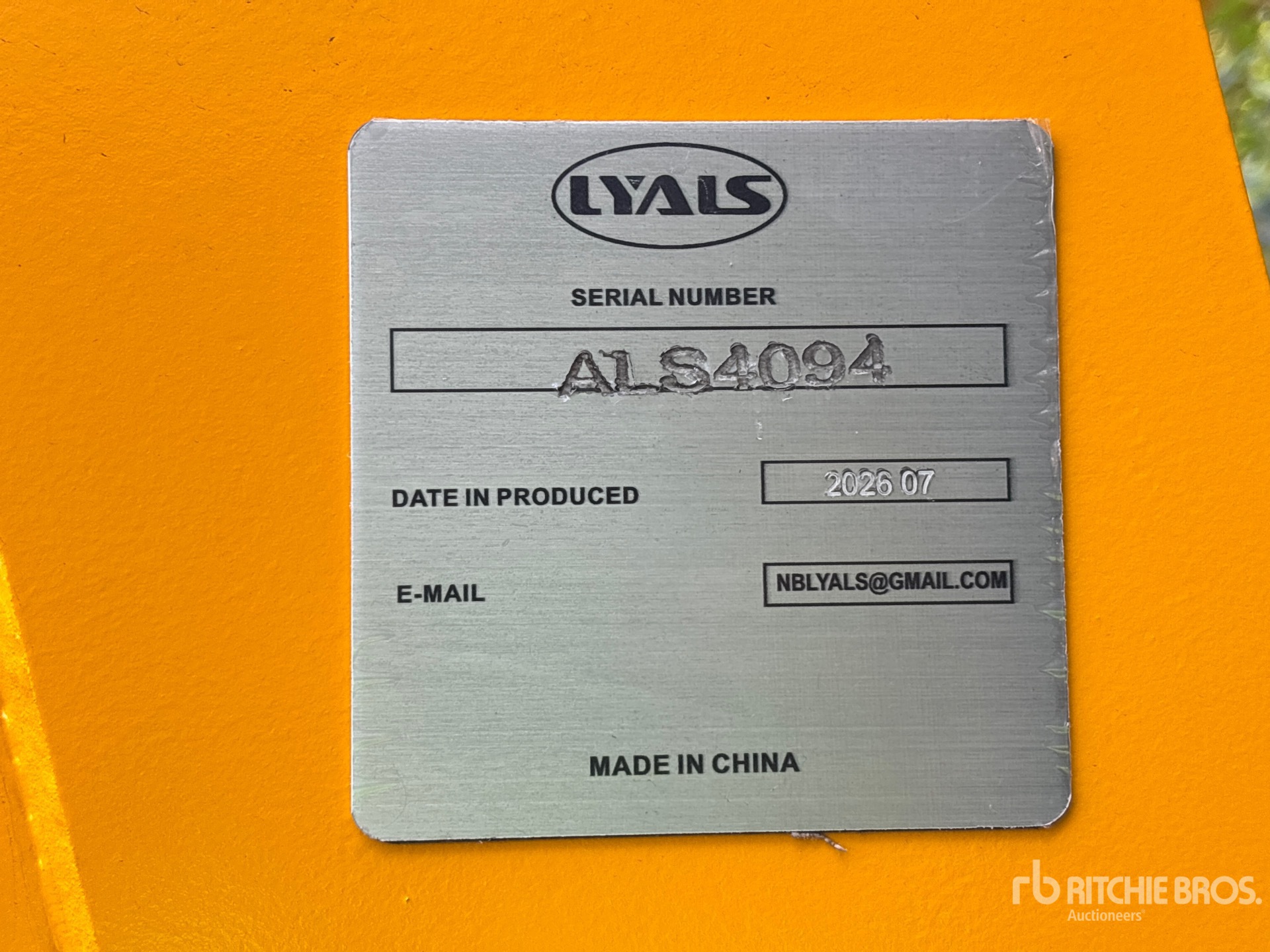 2026 LYALS ALSECB320