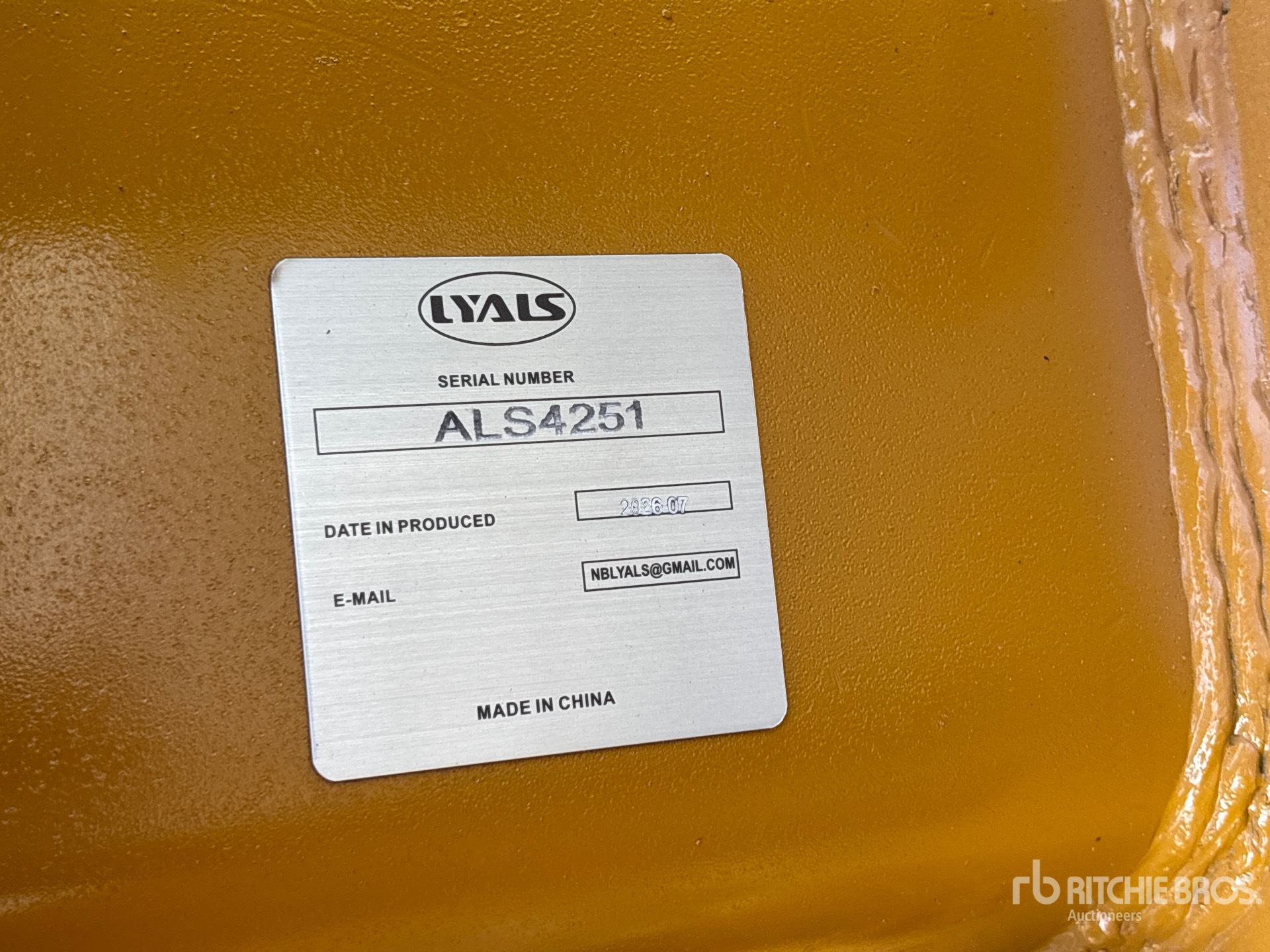 2026 LYALS ALSENB320