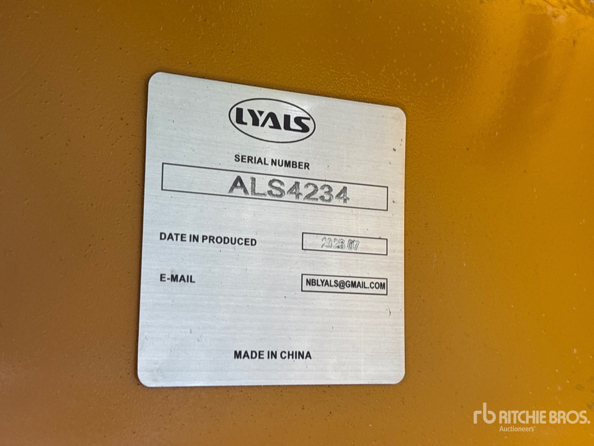 2026 LYALS ALSENB320