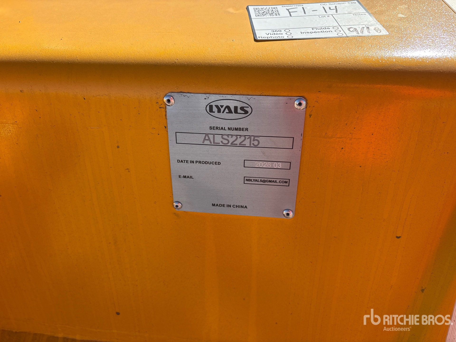 2026 LYALS ALSECB320