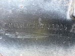 General Appearance with Frame Stamp Serial Number/VIN Photo