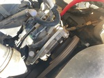 Engine with A/C Compressor