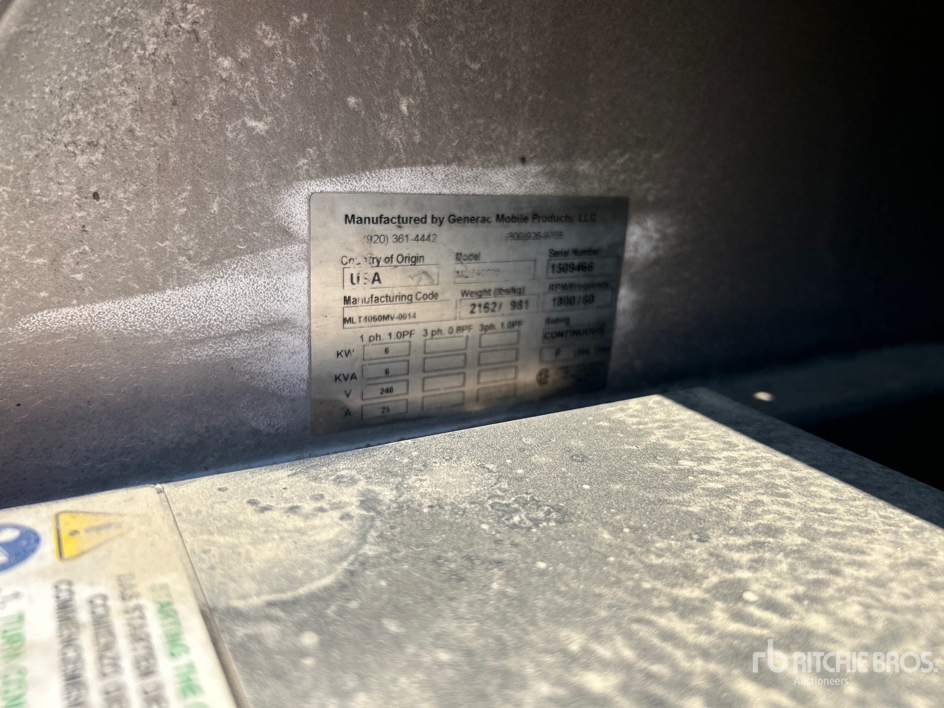 2019 Generac MLT4060MVCAN