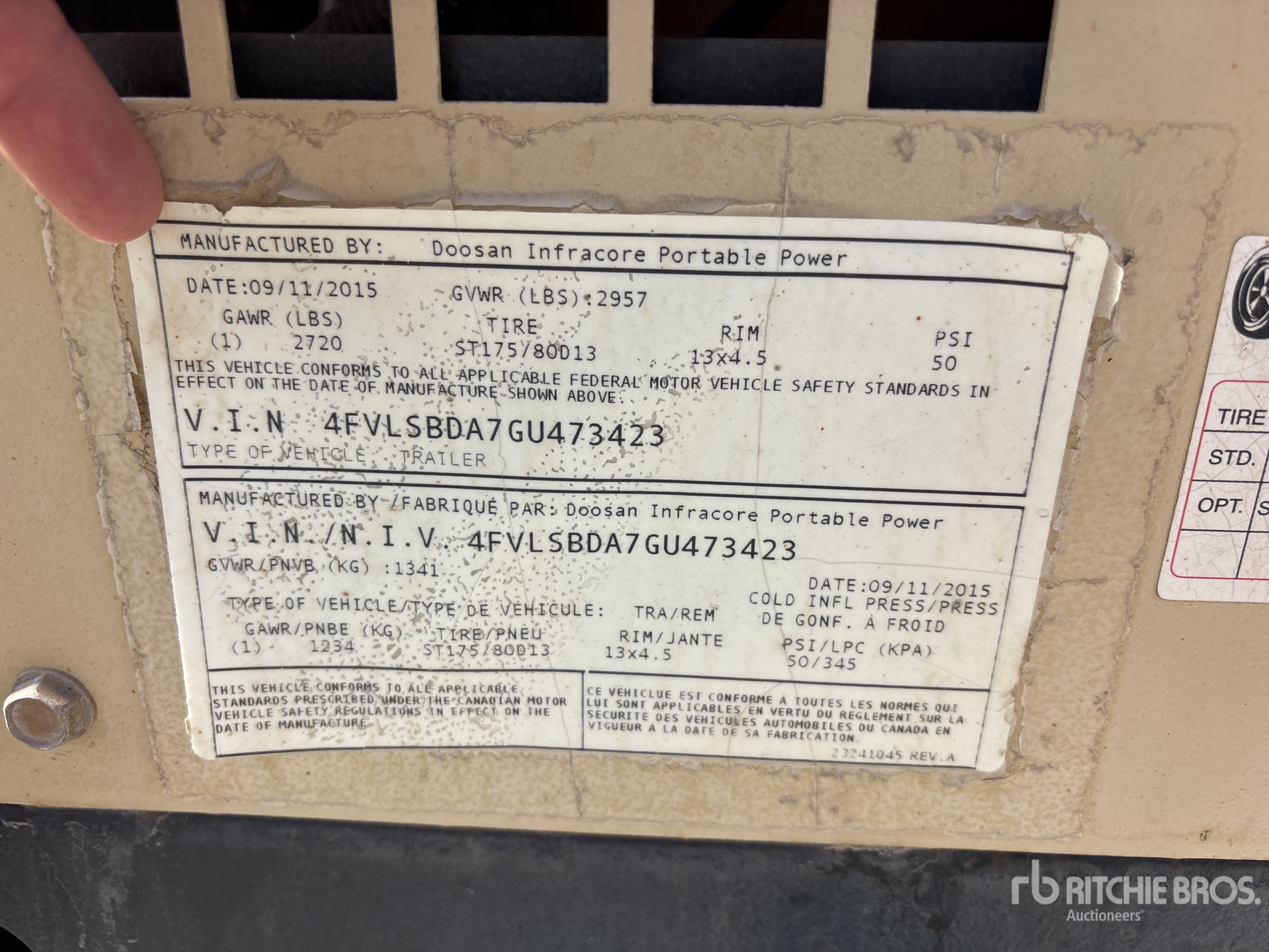 2016 Ingersoll Rand LS-60HZ-T4F