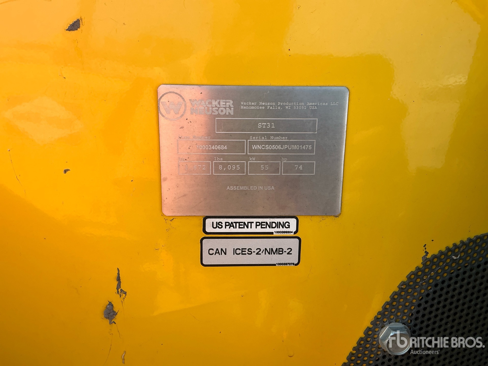 2019 Wacker Neuson ST31