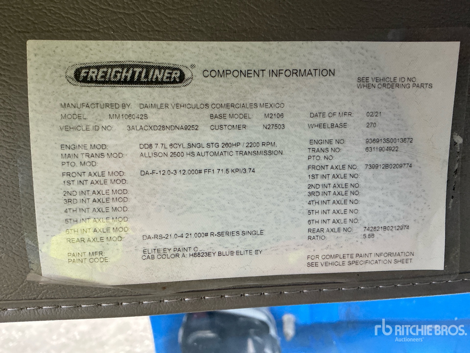 2022 Freightliner M2 106