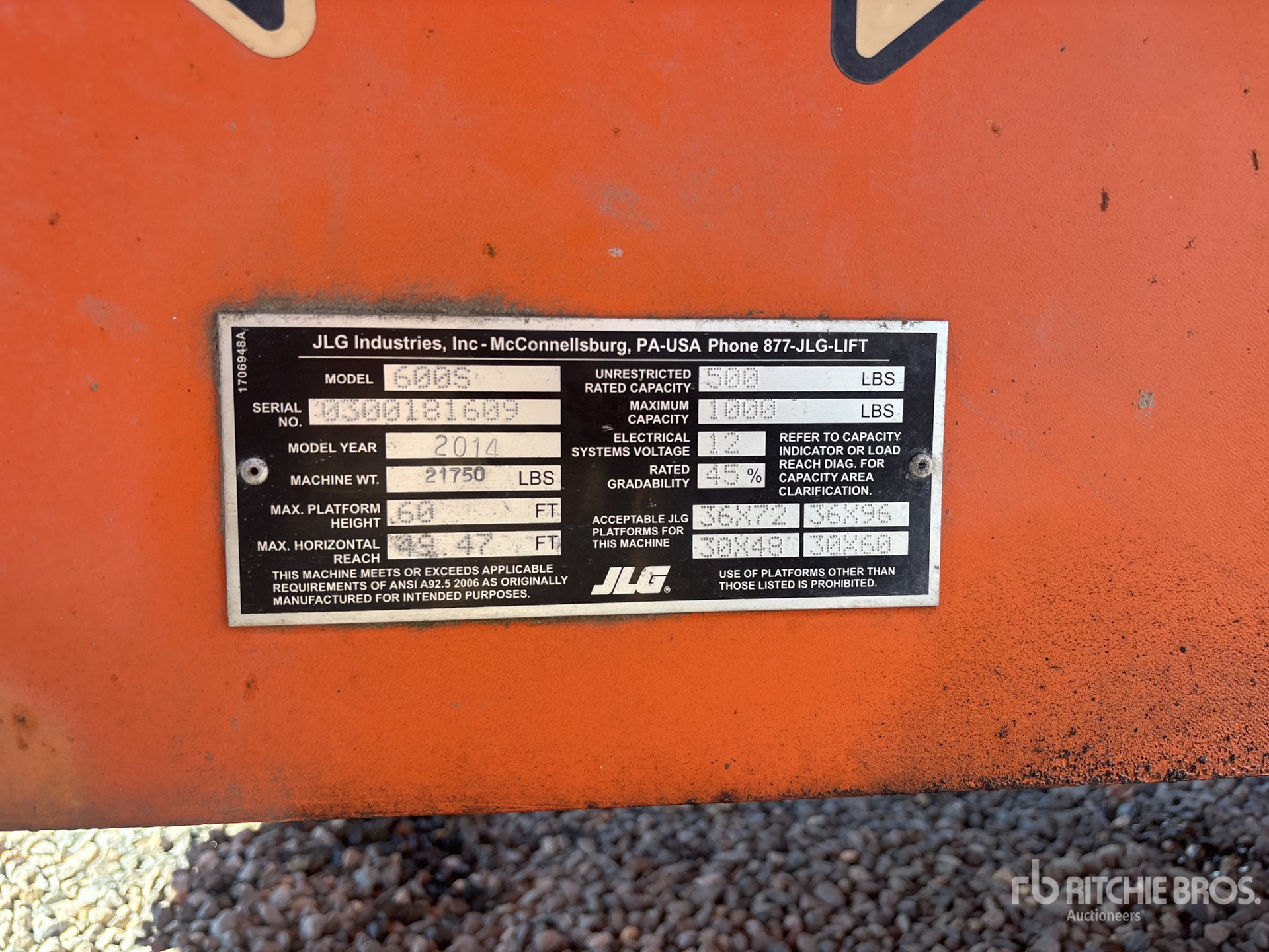 2013 JLG 600S