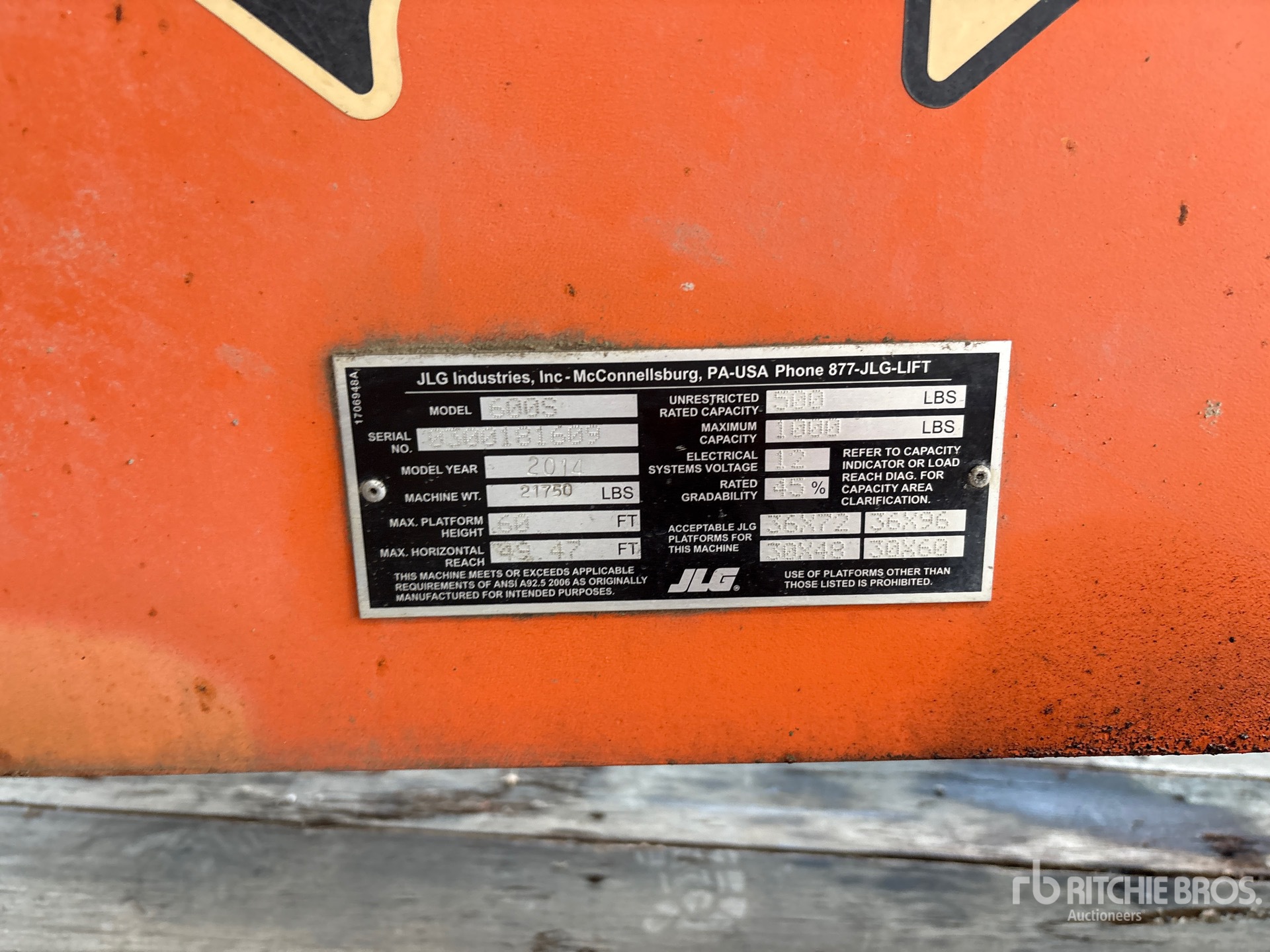 Photo of 2013 JLG 600S