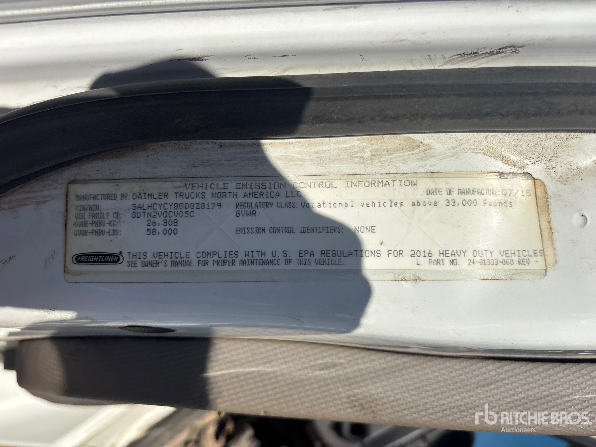 2016 Freightliner M2 106