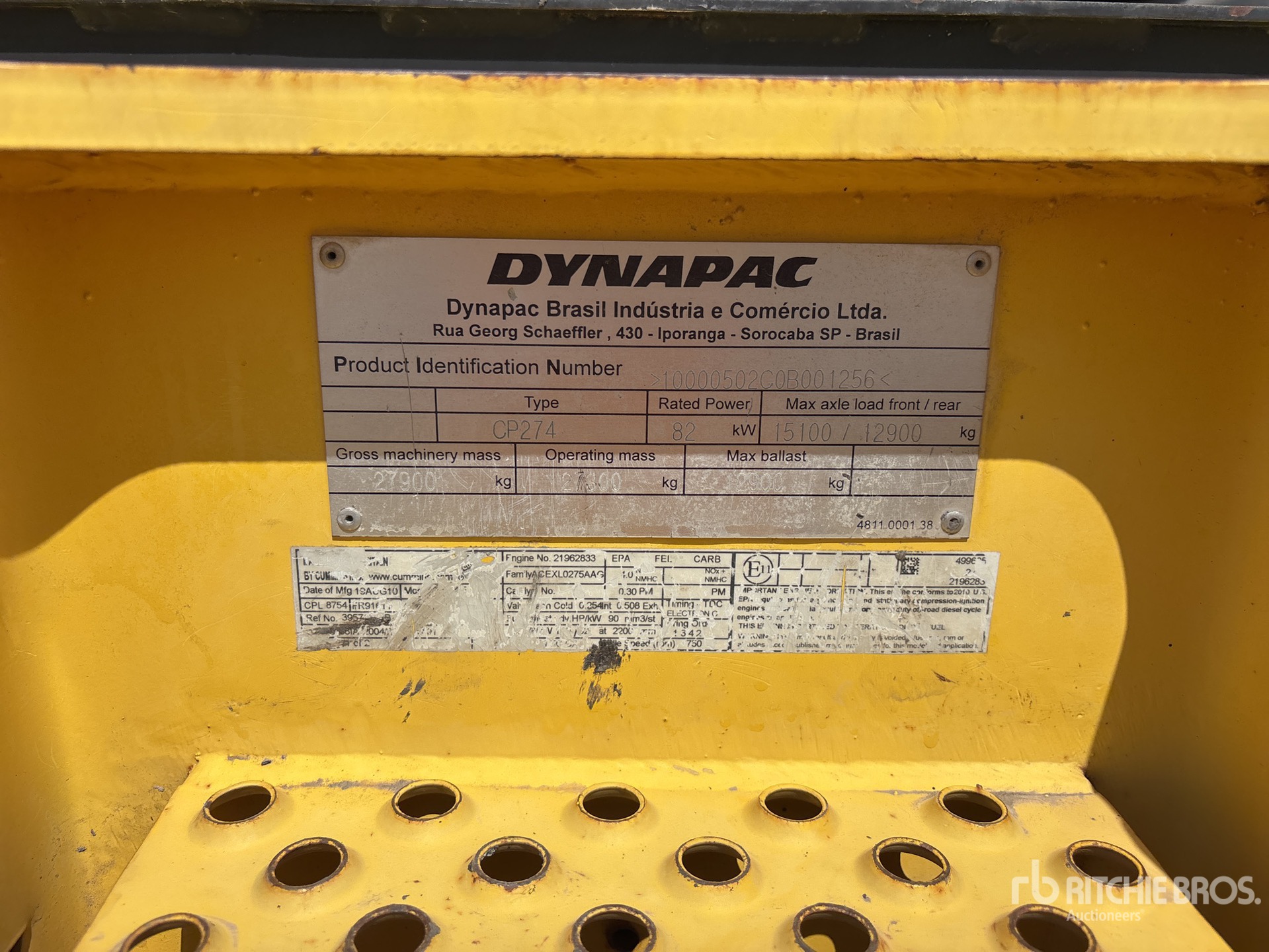 2011 Dynapac CP274
