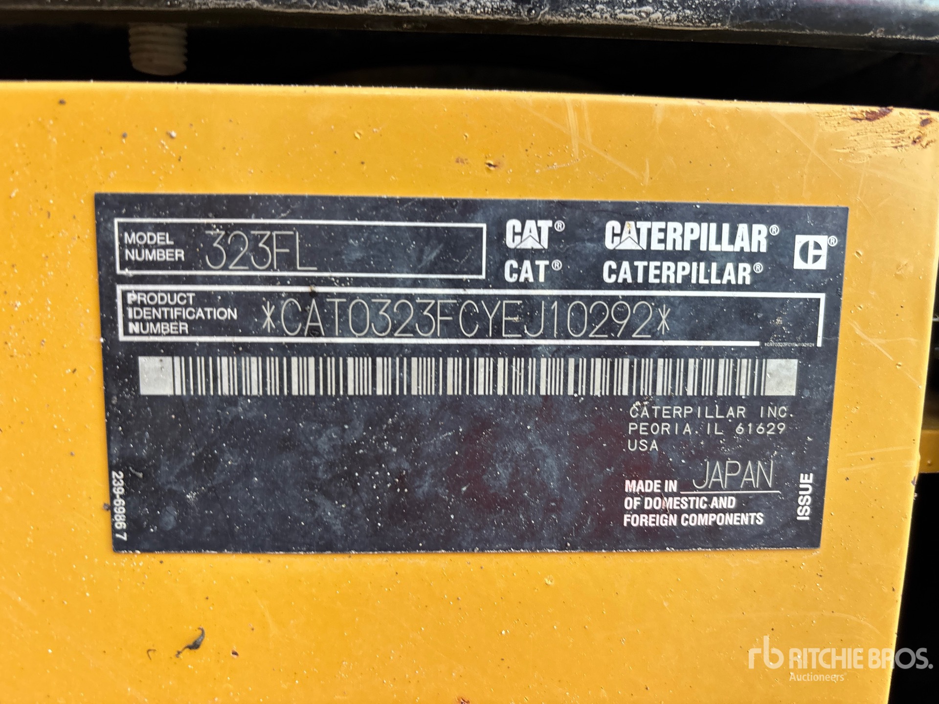 2017 Caterpillar 323F L