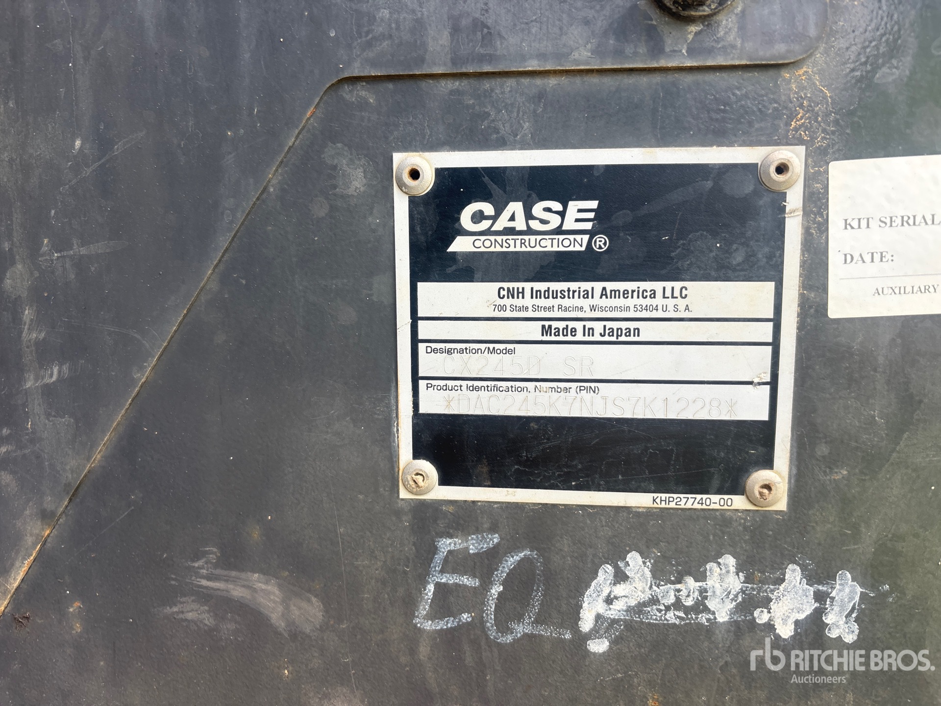 2018 Case CX245D SR