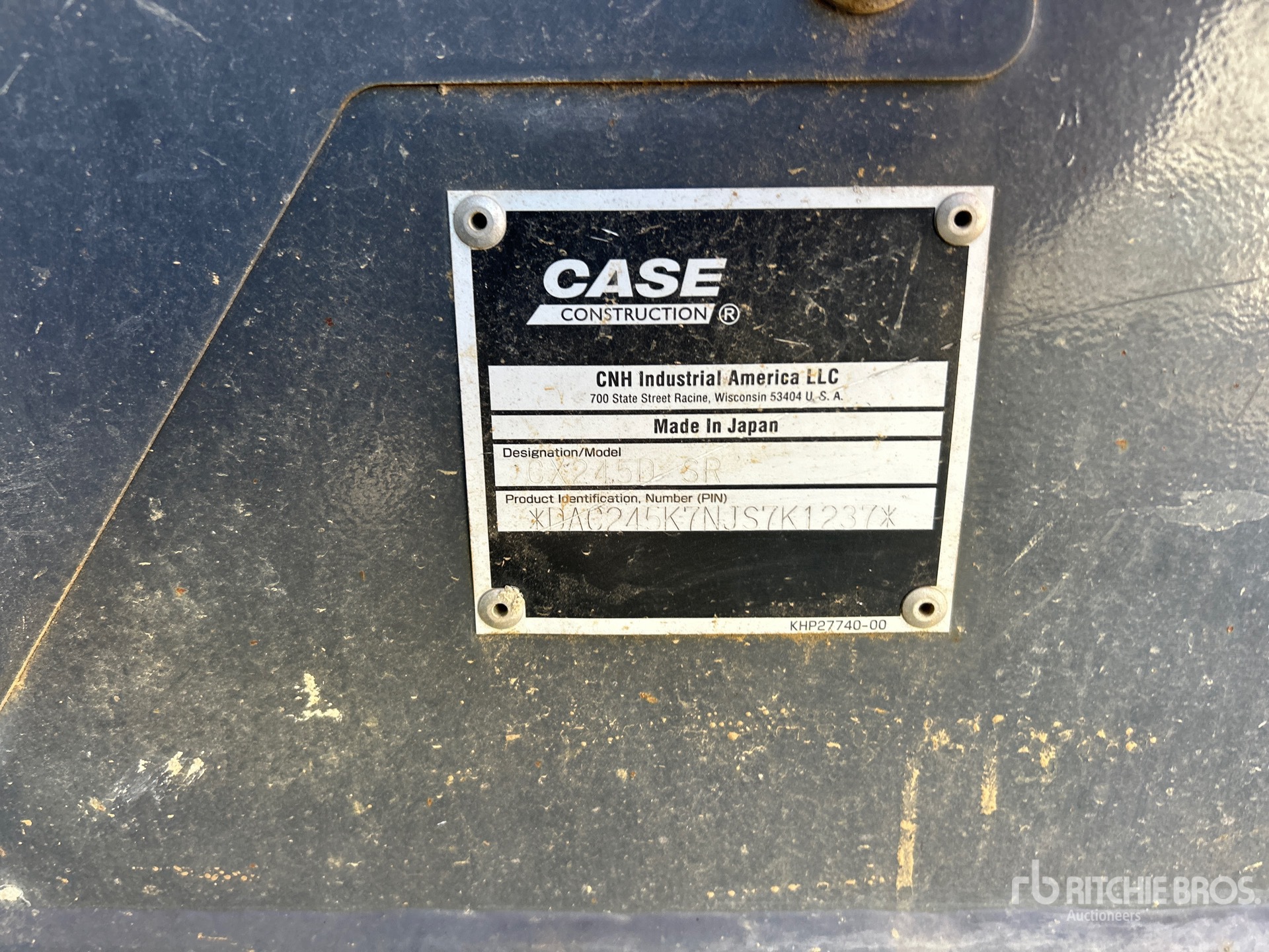2018 Case CX245D SR