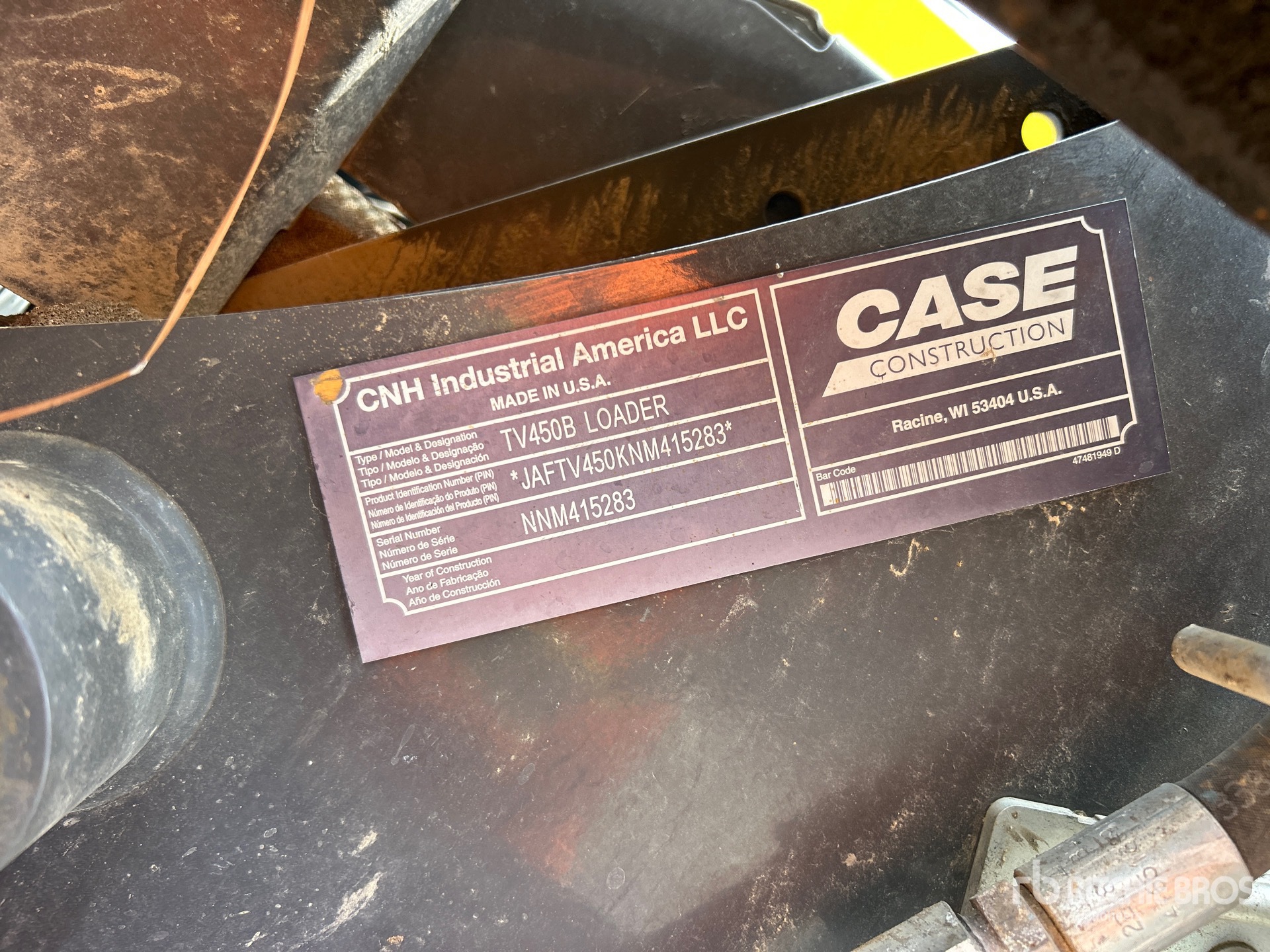 2022 Case TV450B