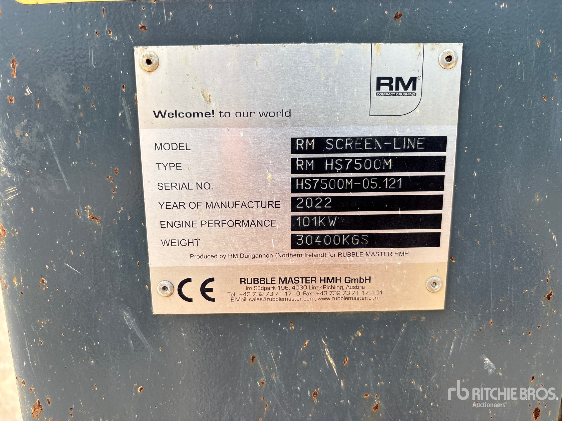 2022 Rubble Master HS7500M